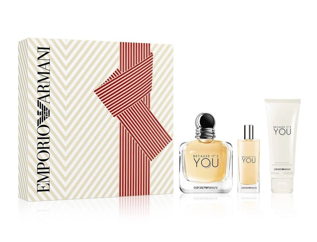 because of you perfume gift set